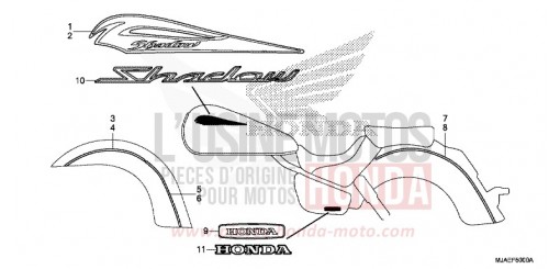 MARK (VT750CS/C) VT750CSE de 2014